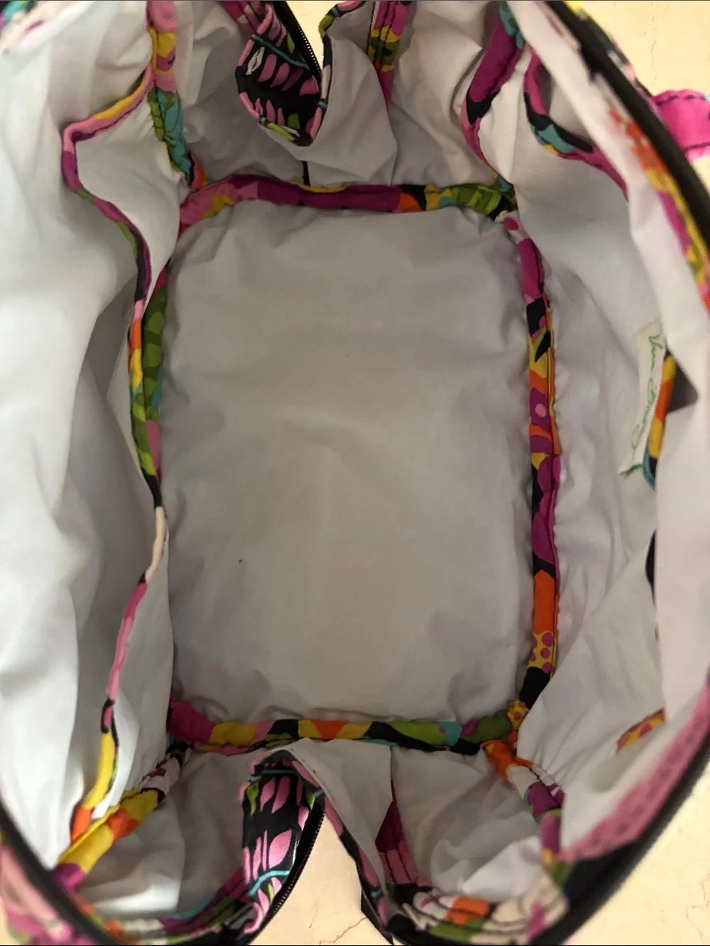 Vera Bradley Va Va Bloom Grand Cosmetic Toiletry Bag Retired Preowned